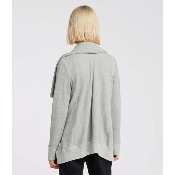 Allsaints Mila Dahlia Sweatshirt Cardigan Size XS Grey Oversized Knit Emo Grunge - Picture 14 of 14